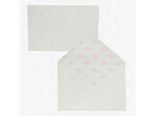 A6 Envelopes 4-5/8 x 6-1/4 Bright White Vellum Finish Thick Plain 25 Pack