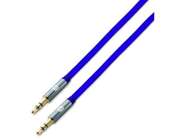 Altatac 3.5mm Auxiliary Cord 5ft for Smartphones, Car Audio, & Tablets. Purple