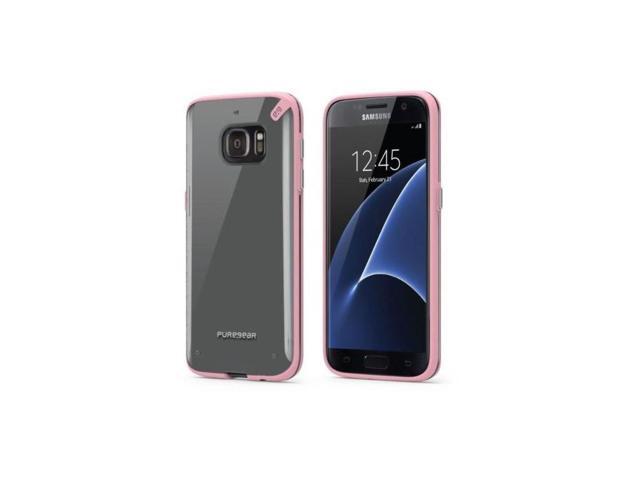 PureGear Slim Shell Case for Samsung Galaxy S7 - Clear/Soft Pink - 61392PG