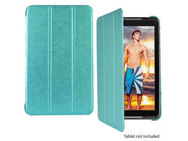 NuVision CS800 Foldable Case Bumper Cover for TM800A510L & 8' Tablets-Turquoise