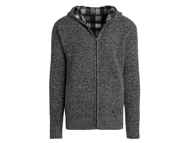 Alta Men's Fleece Lined Casual Full-Zip Pocket Sweater Jacket - Gray Hoodie - S