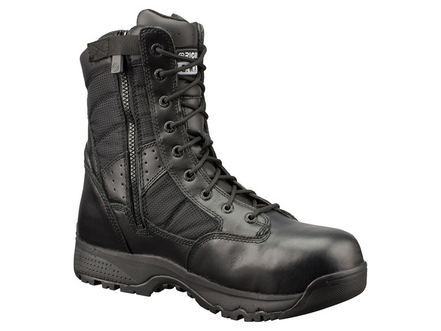 Original Swat Metro 9' WP Side-Zip Safety Men's Tactical Boots Black 129101 9