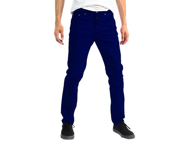Alta Designer Fashion Mens Slim Fit Skinny Denim Jeans - Blue - Size 30