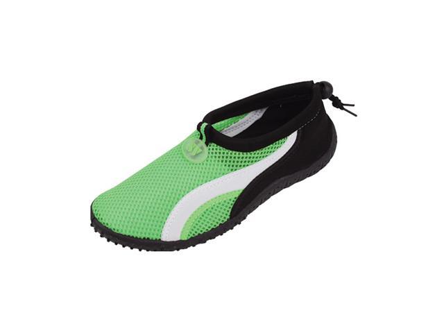Aquatic Pool Beach/Surf Adjustable Slip-On Shoes Women's 7 Green