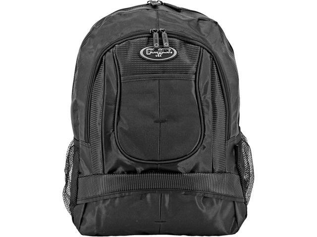 EastWest B112 Student Backpack Water Resistant Travel Laptop Bag Mens Black New