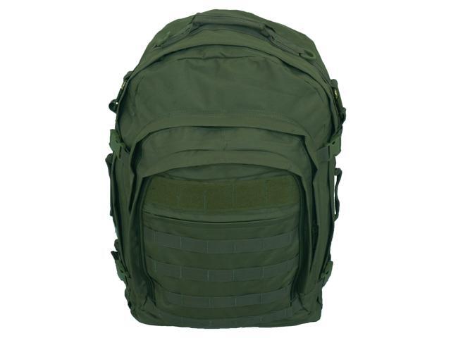 Every Day Carry 3-Day Tactical MOLLE Bug Out Bag Day Backpack with Laptop Sleeve - Green