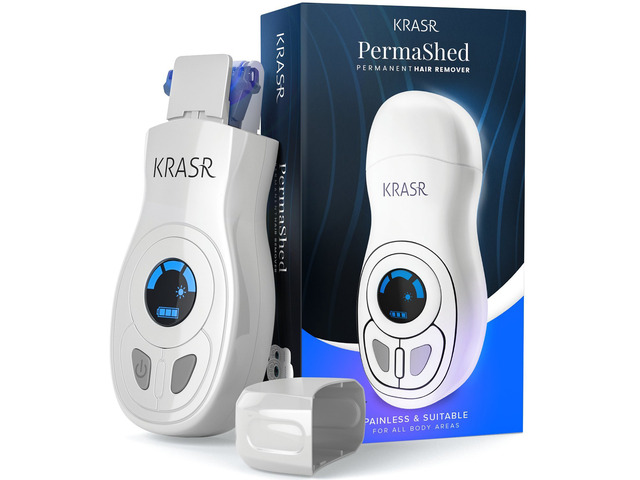 KRASR Women's Blu-Ray Safe & Painless Thermal Technology Permanent Hair Remover
