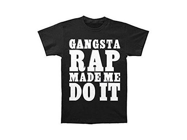 Ice Cube Raw Footage Men's Gangsta Rap Made Me Do It T-Shirt - Black - Medium