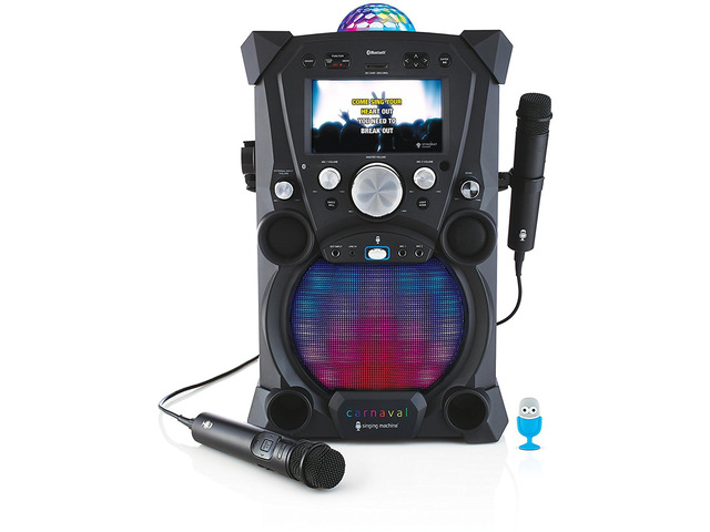 Singing Machine Carnival 8 GB Bluetooth MP3 Karaoke System - Black