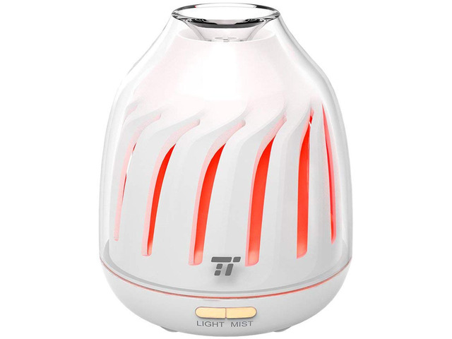 Aroma Diffusers Essential Oils, Breathing Light, 5 LED Colors, Auto Shut Off