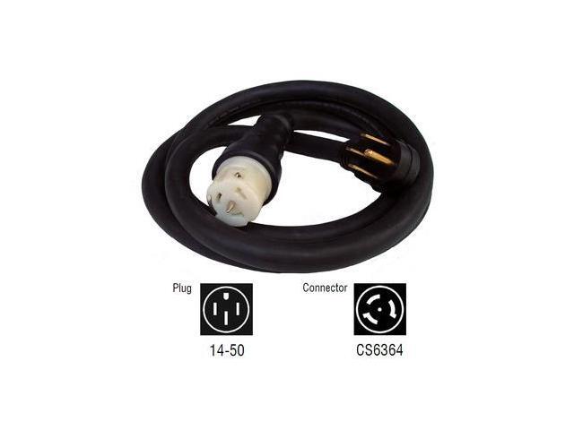 Generac 6390 50 Amp 50 ft. NEMA 1450 M/Locking CS6364 F Generator Power Cord