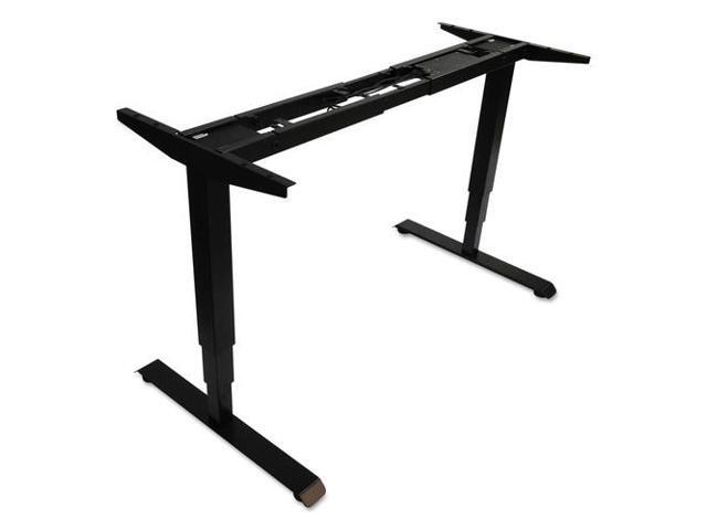 3-Stage Electric Adjustable Table Base w/Memory Controls, 25' to 50 3/4'H, Black