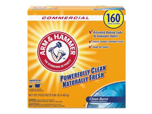 Arm & Hammer CDC33200-06521 Powder Laundry Detergent, Clean Burst, 11.9 Lb, Box, 3/Carton