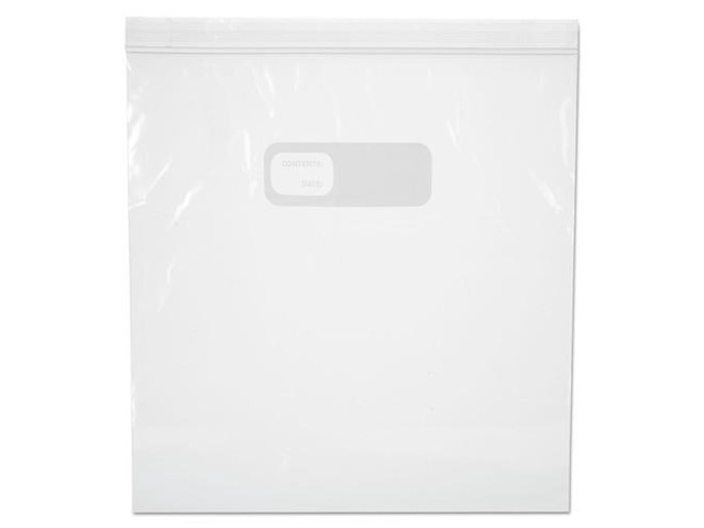 Boardwalk Reclosable Freezer Storage Bags 1 Gal Clear LDPE 10.56 x 11 250/Box