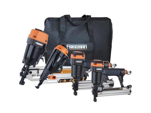 Freeman P4FRFNCB Finishing Combo Kit with Canvas Bag