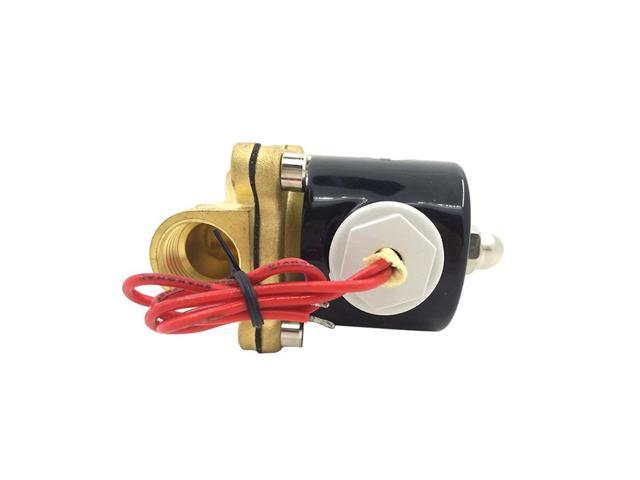 WAIT 2W-160-15 AC220V 1/2'' Brass Solenoid Valve Normally Closed Water Oil Air High Quality