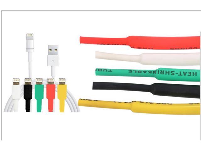 ELECALL Heat Shrink Tube 1m Heat Shrink Tubing Shrinkable Wrap Wire Cable Sleeve Kit for cellphone