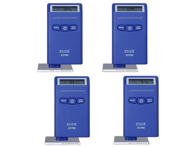 Digital Coating Thickness Gauge BSIDE CCT02 Mini Car Paint Thickness Meter Film Paint Coating Tester Eddy current(F+N)