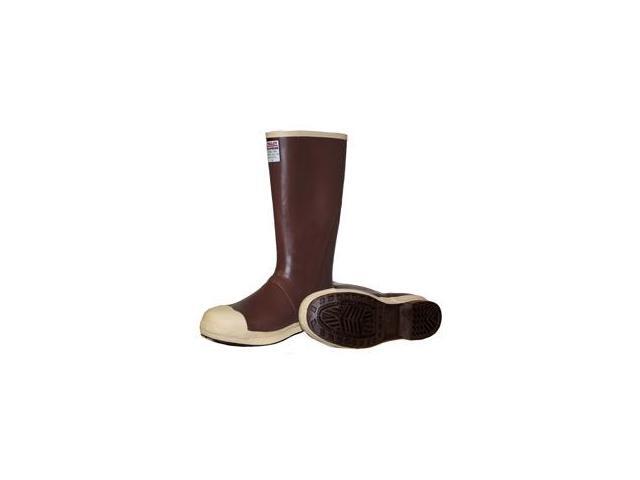 TINGLEY MB921B Men's Tall Rubber Boots, 13 Steel Toe, 16' H, Brick Red, MB921B