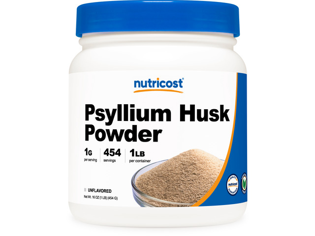 Nutricost, Psyllium Husk Ground Powder, 1 Lb