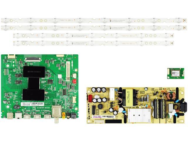 TCL 55S421 (Service No 55S421LDAA) Complete TV Repair Parts Kit w/LED Strips Ver. 8