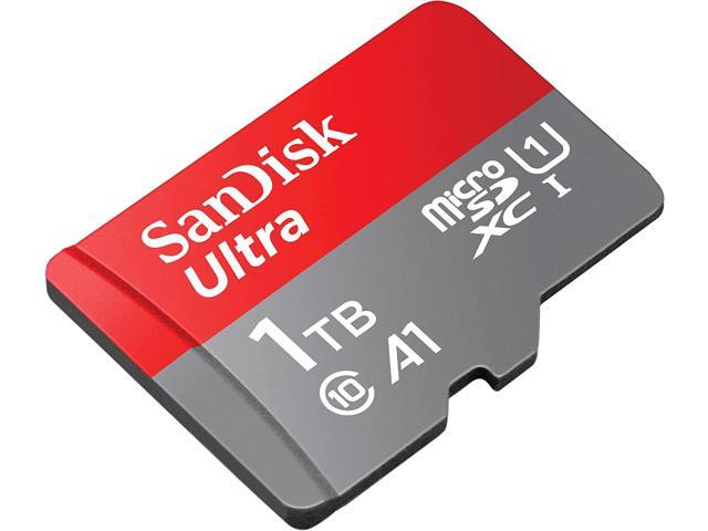 SanDisk 1TB Ultra microSDXC A1 UHS-I/U1 Class 10 Memory Card with Adapter, Speed Up to 150MB/s (SDSQUAC-1T00-GN6MA)