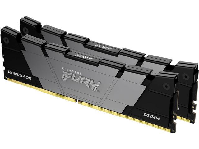 Kingston Fury Renegade 32GB (2x16GB) 3200MT/s DDR4 CL16 DIMM (Kit of 2) Desktop Gaming Memory - KF432C16RB12K2/32
