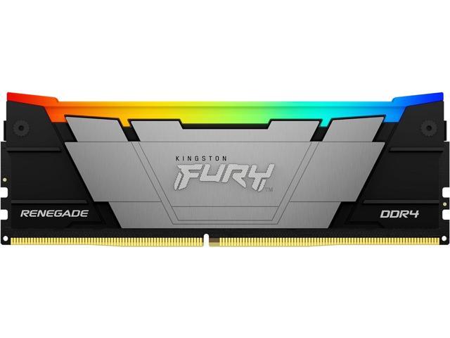 Kingston Fury Renegade RGB 3600 32GB (4x8GB) 3600MT/s DDR4 CL16 DIMM (Kit of 4) Desktop Gaming Memory - KF436C16RB2AK4/32