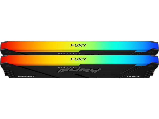 Kingston FURY Beast 64GB (2 x 32GB) DDR4 3600 (PC4 28800) Memory (Desktop Memory) Model KF436C18BB2AK2/64