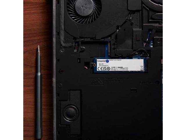 Kingston NV3 M.2 2280 4TB PCIe 4.0 x4 NVMe Internal Solid State Drive - Up to 6000 MB/s SNV3S/4000G
