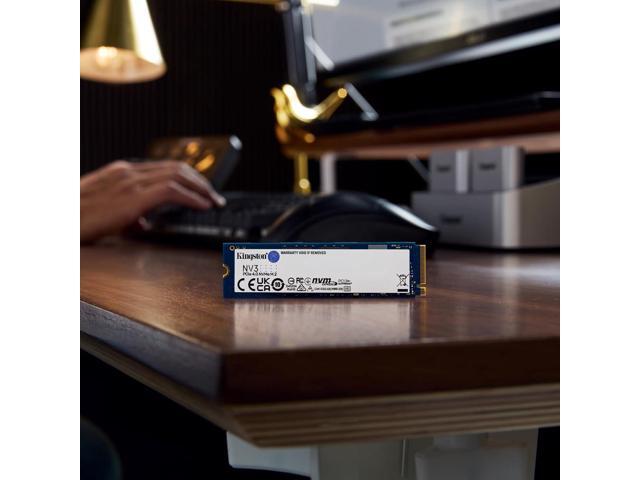 Kingston NV3 M.2 2280 4TB PCIe 4.0 x4 NVMe Internal Solid State Drive - Up to 6000 MB/s SNV3S/4000G