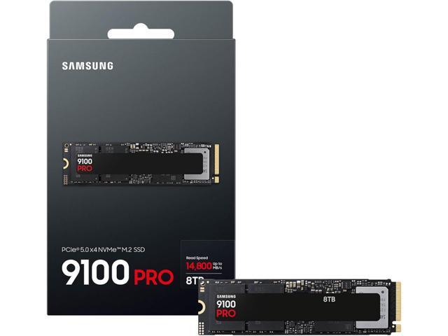 SAMSUNG 9100 PRO M.2 2280 8TB PCI-Express 5.0 x4 Samsung V NAND TLC (V8) Internal Solid State Drive (SSD) MZ-VAP8T0BW