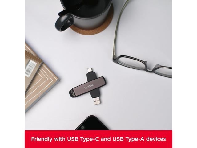 SanDisk - Extreme PRO 512GB Dual Drive High-Performance USB Type-A and USB Type-C Flash Drive - Black - image 3