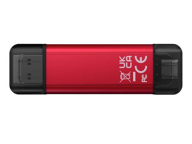 Kingston 512GB Dual USB-A/C Portable SSD, Up to 1050MB/s, USB 3.2 Gen 2 SPSD/512GB