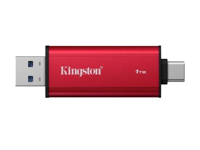 Kingston 1TB Dual USB-A/C Portable SSD - Up to 1050MB/s, USB 3.2 Gen 2 SPSD/1TB
