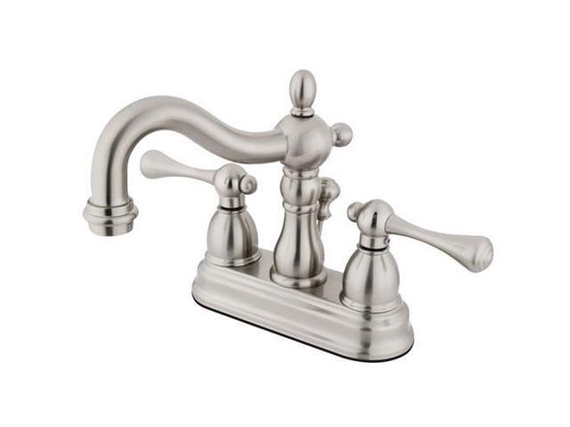 Photos - Other sanitary accessories Kingston Brass KB1608BL Heritage 4-Inch Centerset Lavatory Faucet with Met 