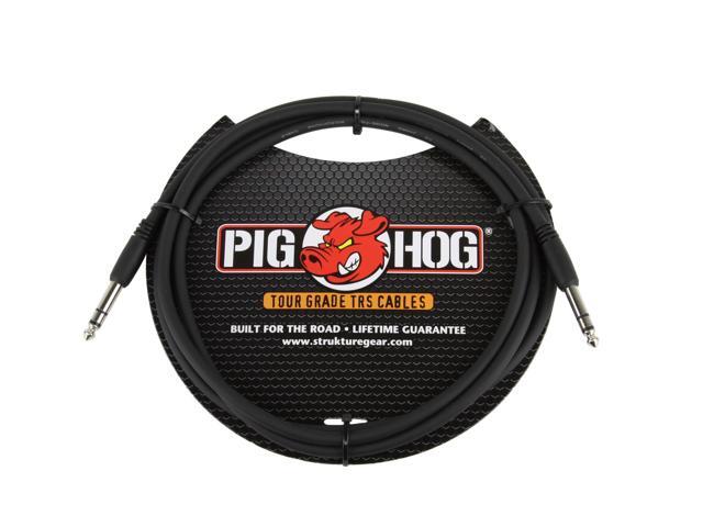 Pig Hog 6-foot 1/4-in TRS - 1/4-in TRS Cable
