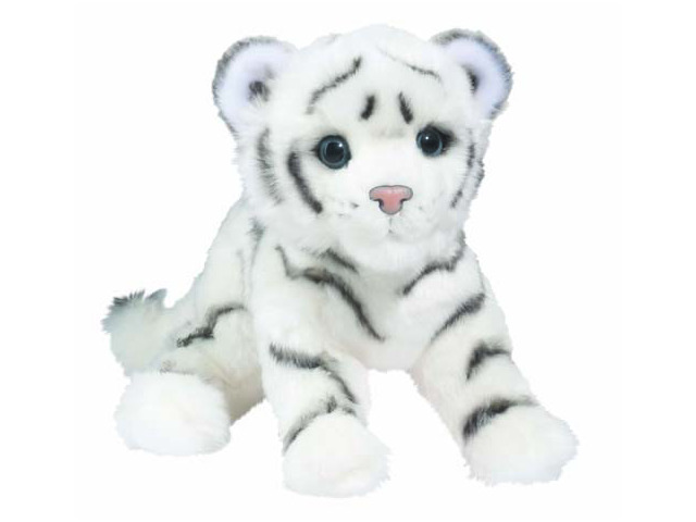 Silky White Tiger Cub 12' by Douglas Cuddle Toys
