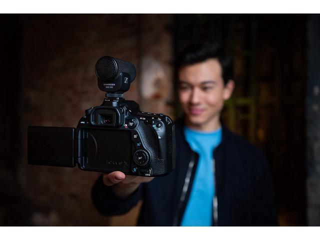 Sennheiser - MKE 200 Condenser Microphone for Cameras and Mobile Devices - Black - image 3