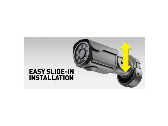 Eyemax Outdoor Bullet IR Camera HD SDI, EX SDI, 8 COB IR 2.8-12mm ( Optional Dual Power ) Optional Dual Power, Wall Bracket, Heavy Duty Vandal...
