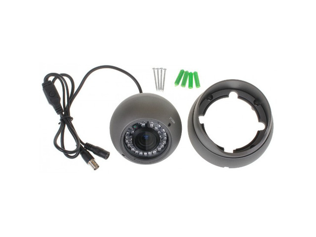 CCTV Security Camera 1200TVL 720P Eyeball Sony 1.3 Mega Pixel 2.8-12mm WDR OSD 3D DNR New SMD Leds (Grey Color)