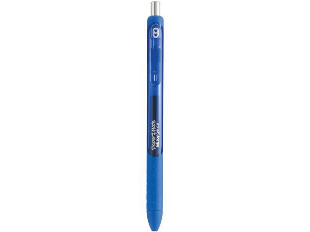 InkJoy Gel Pen, Retractable, Micro 0.5 mm, Blue Ink, Blue Barrel, Dozen 1951722