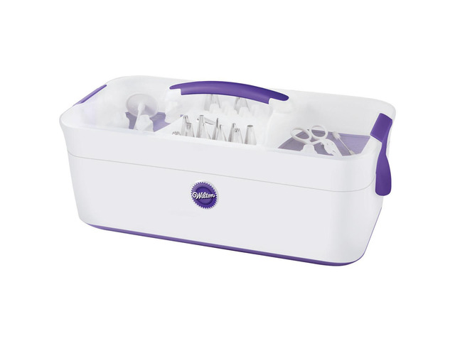 Decorate Smart Decorator Preferred Tool Caddy 17.2'X8.3'X8'-White/Purple