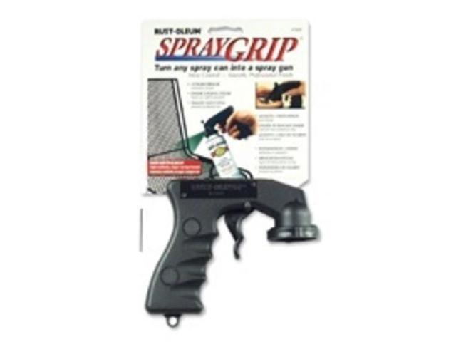 RUST-OLEUM 243546 Spray Can Grip, 4 1/2 in Lg, 1 1/2 in Wd, Black, Aerosol
