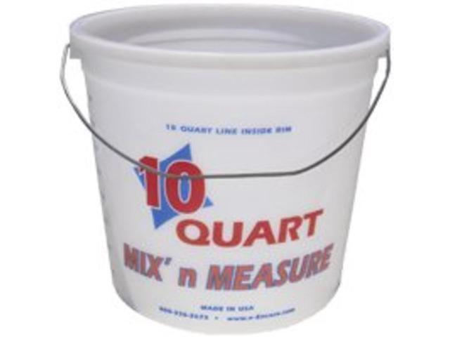 Photos - Putty Knife / Painting Tool Encore PLASTICS 1045139 Mix and Measure Paint Bucket, HDPE, 10 qt 3655-553 