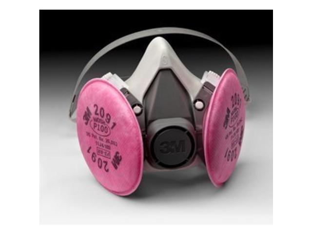 3M Half Facepiece Respirator 6000 Series, Reusable