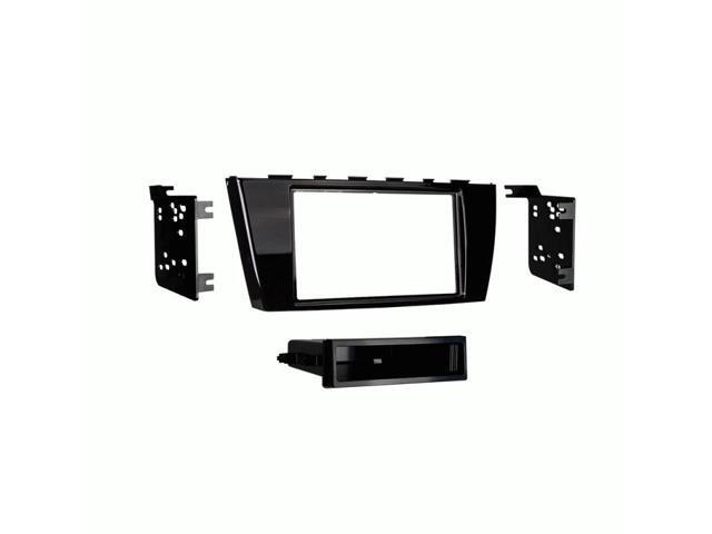 Metra - Dash Kit for Select 2014-2018 Mitsubishi Mirage DIN DDIN - Gray