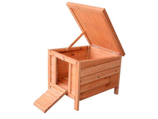 PawHut Small Wooden Bunny Rabbit / Guinea Pig House