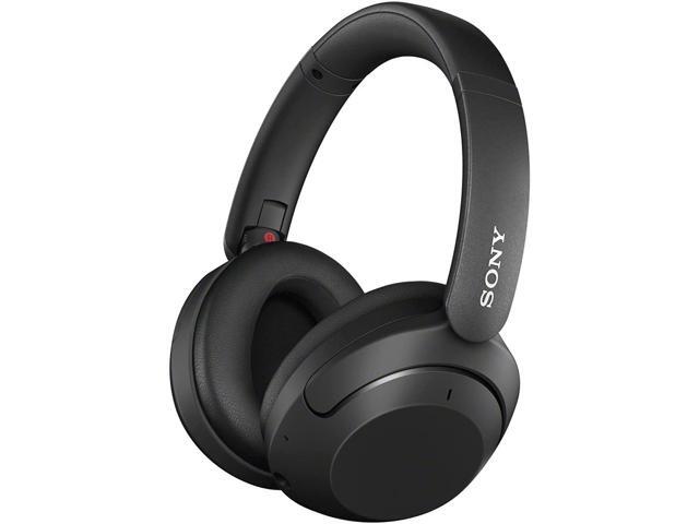 Recertified - Sony WH-XB910N EXTRA BASS Bluetooth Wireless Noise-Canceling Headphones - Black