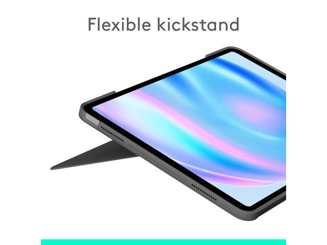 Logitech - Combo Touch iPad Air 13-inch - Latest Model (M2, M3 & M4), iPad Air (5th gen) Keyboard Case with Detachable Keyboard - Oxford Gray - image 12